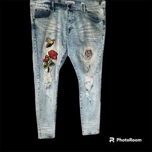Men’s RSINE Distressed Jeans 40x32